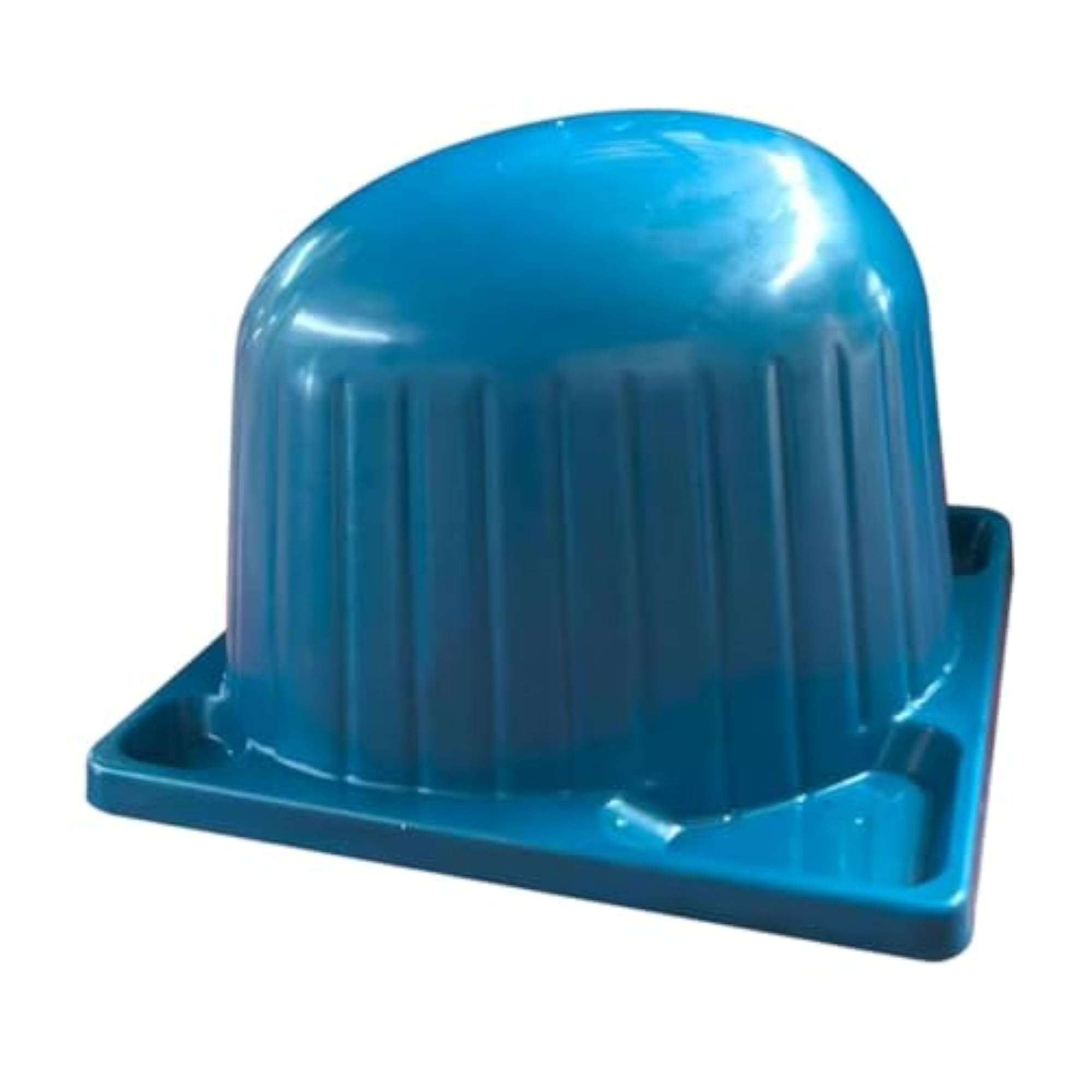 Wig Head Stand with Drainage Slot, Blue